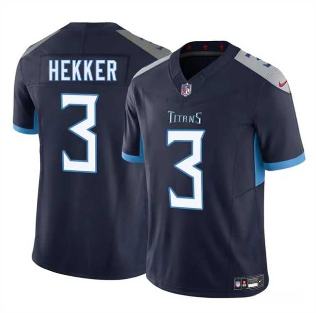 Men & Women & Youth Tennessee Titans #3 Johnny Hekker Navy 2025 F.U.S.E. Vapor Limited Stitched Jersey,We sell and wholesale Men & Women & Youth Tennessee Titans #3 Johnny Hekker Navy 2025 F.U.S.E. Vapor Limited Stitched Jersey on line form chian!